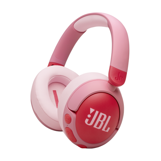 JBL Junior 470NC - Pink - Wireless over-ear noise cancelling kids headphones - Hero